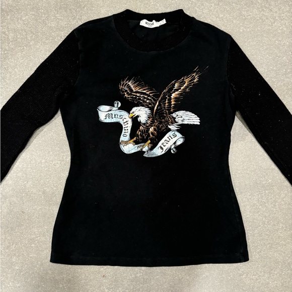 Moschino Italy print vintage sweatshirt - Picture 1 of 5